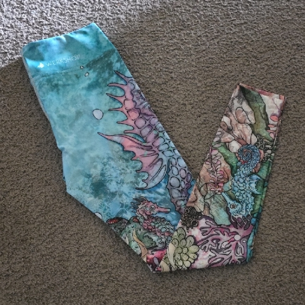 Kids' Blue Fantasy Leggings